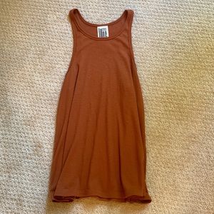 Free People burnt orange tank top